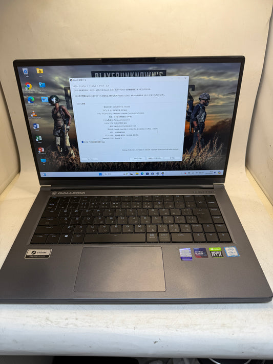 GALLARIA GCR2070RGF-QCG core i7-9750H メモリ16GB  SSD 128+512GB GTX2070 Win11
