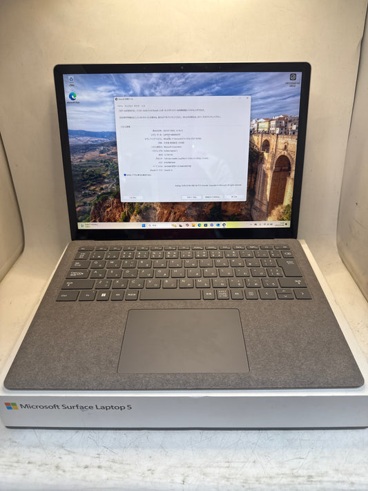 美品Surface laptop 5 core i5-1235Uメモリ8GBSSD  512GB MS OFFICE DA製2021