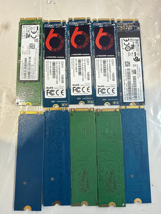 動作確認済み　M.2 128GB SATA メ-カバラバラ　10枚　セット