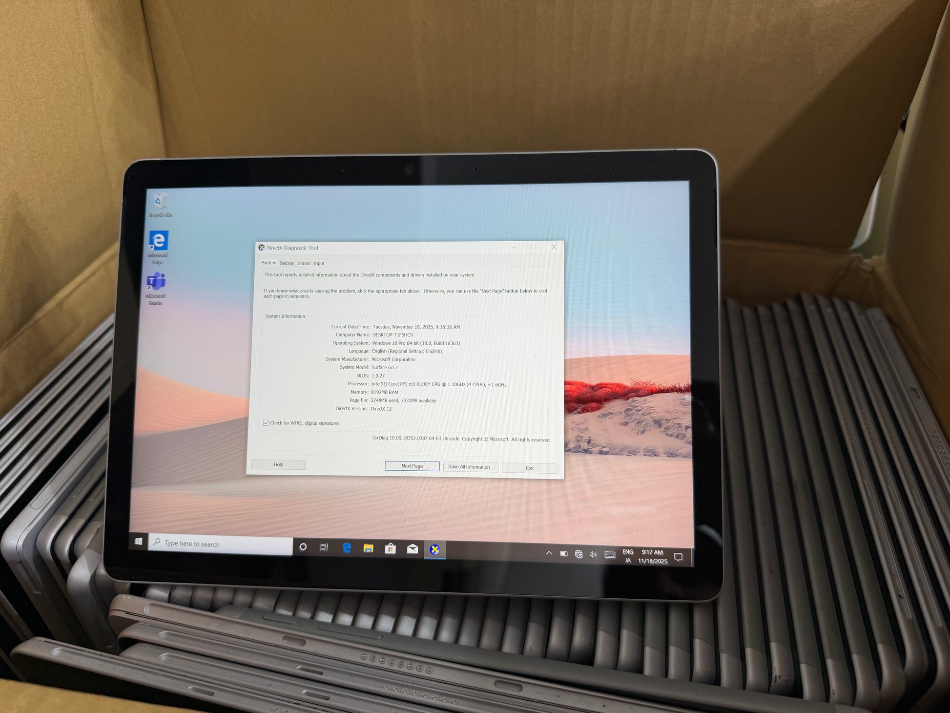 Surface Go 2 美品 【公式通販】 Surface Go 2 美品 【公式通販】